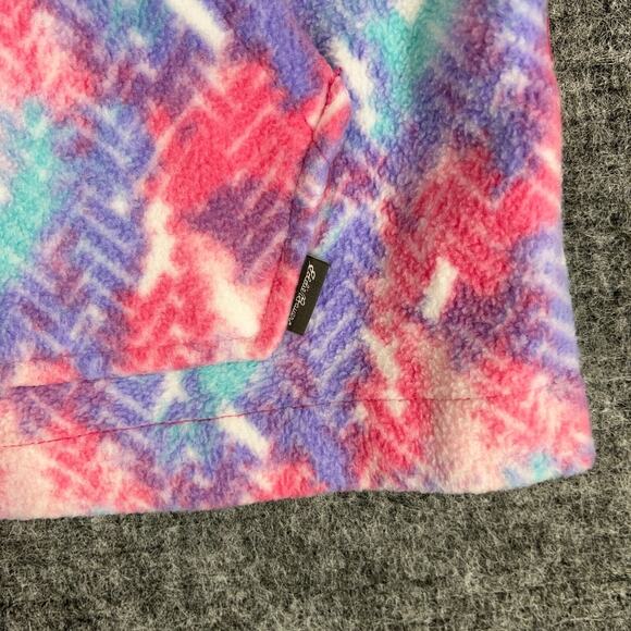 Eddie Bauer Girls Lone Peak Fleece Jacket Insert Small 7-8 Magenta Full-zip - Picture 3 of 9
